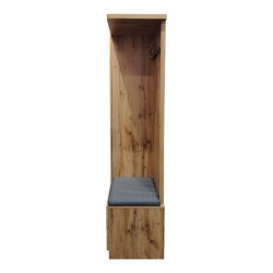 Zomie pakoworld entrance furniture in oak shade 131x41.5x180.4cm Zomie pakoworld entrance furniture in oak shade 131x41.5x180.4cm