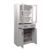 Nisso pakoworld display case-wardrobe in white color 80x40x183.5cm