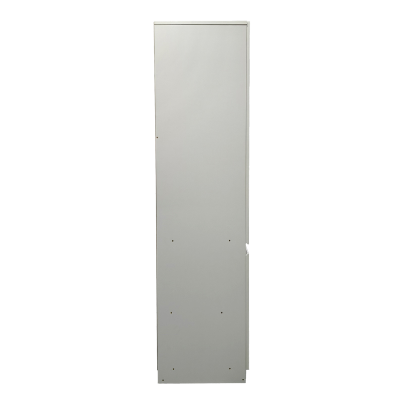 Ντουλάπα τρίφυλλη Merzia pakoworld  sonoma-λευκό 120x46.5x183εκ