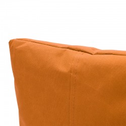 Πουφ πολυθρόνα Norm pakoworld υφασμάτινο αδιάβροχο πορτοκαλί