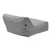 Leandro pakoworld waterproof bean bag-lounger in dark grey color 105x110x60cm