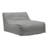 Leandro pakoworld waterproof bean bag-lounger in dark grey color 105x110x60cm