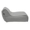 Leandro pakoworld waterproof bean bag-lounger in dark grey color 105x110x60cm