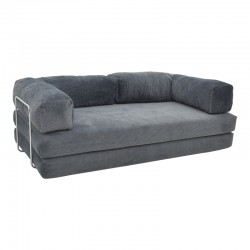 2-seater Perdian pakoworld fabric in grey color 2-seater Perdian pakoworld fabric in grey color