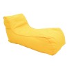 Bean bag lounger Lara Pakoworld waterproof in yellow color 60x150x40cm