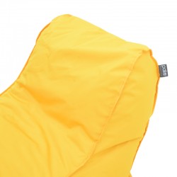 Bean bag lounger Lara Pakoworld waterproof in yellow color 60x150x40cm Bean bag lounger Lara Pakoworld waterproof in yellow color 60x150x40cm