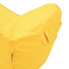 Bean bag lounger Lara Pakoworld waterproof in yellow color 60x150x40cm