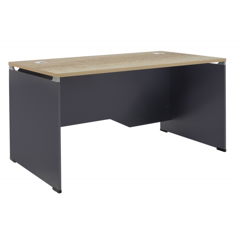 Manager table Lotus pakoworld in oak-dark grey 150x80x75cm Manager table Lotus pakoworld in oak-dark grey 150x80x75cm
