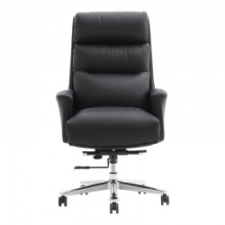 Manager\'s office chair Nagal pakoworld PU in black color 71x73x117-123cm Manager\'s office chair Nagal pakoworld PU in black color 71x73x117-123cm
