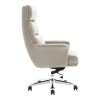 Manager's office chair Nagal pakoworld PU in beige color 71x73x117-123cm