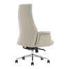 Manager's office chair Rekter pakoworld PU in beige color 77x65x119-127cm
