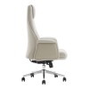 Manager's office chair Rekter pakoworld PU in beige color 77x65x119-127cm