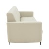 Two seater sofa Sidica I pakoworld PU in beige color 135x82x81cm