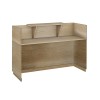 Reception Lotus pakoworld in oak color 140x70x110cm