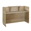Reception Lotus pakoworld in oak  color 200x70x110cm