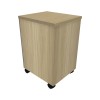 Professional chest of 3 drawers Lotus pakoworld in natural-anthracite color 40x44x61cm