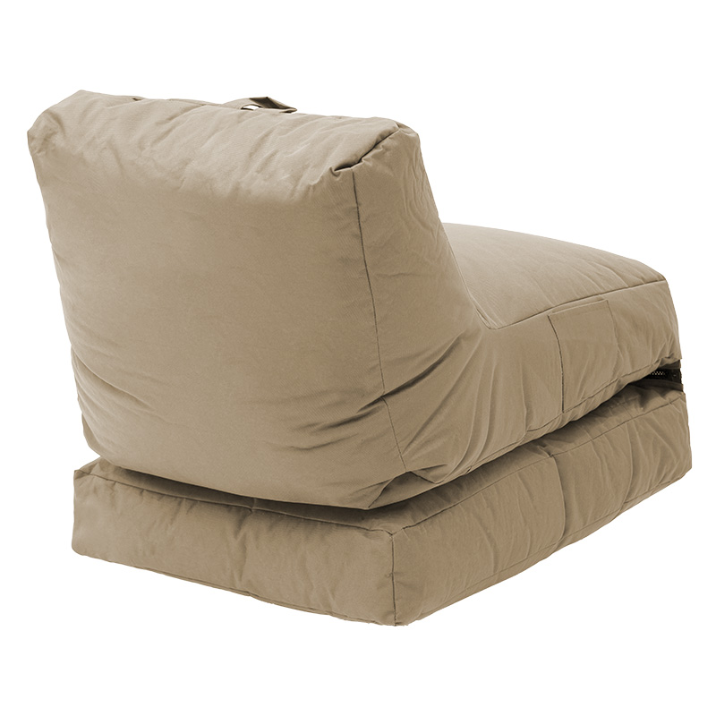Bean bag armchair-bed Dreamy pakoworld waterproof beige Bean bag armchair-bed Dreamy pakoworld waterproof beige