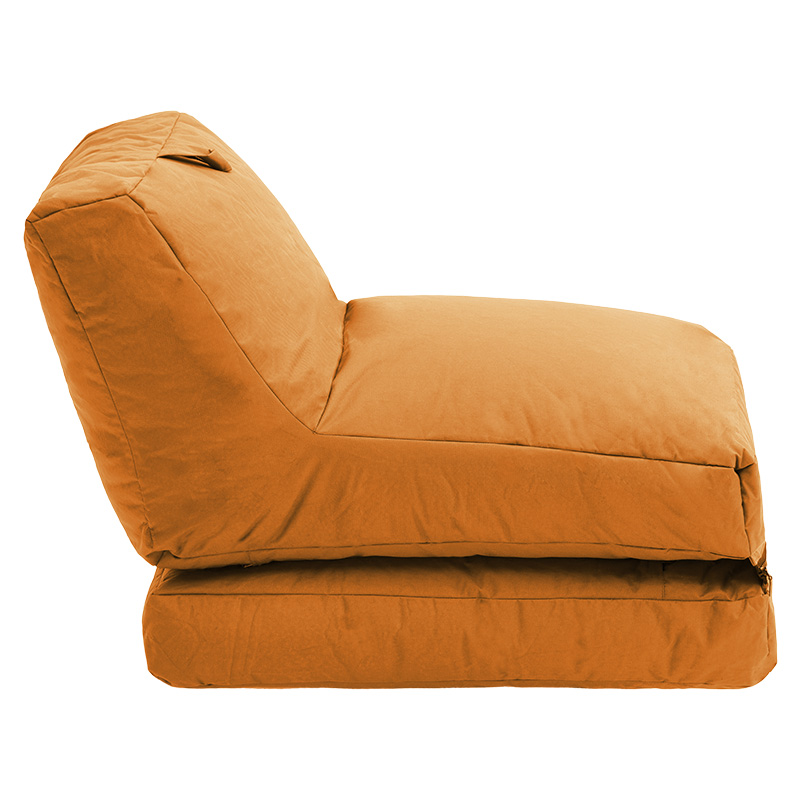 Bean bag pakoworld Dreamy waterproof orange armchair-bed
