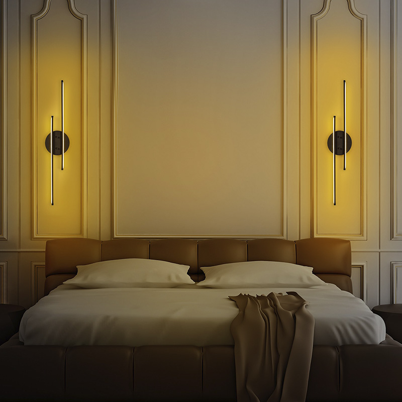 Wall light Expedition pakoworld LED 16W black 17x5x86cm Wall light Expedition pakoworld LED 16W black 17x5x86cm