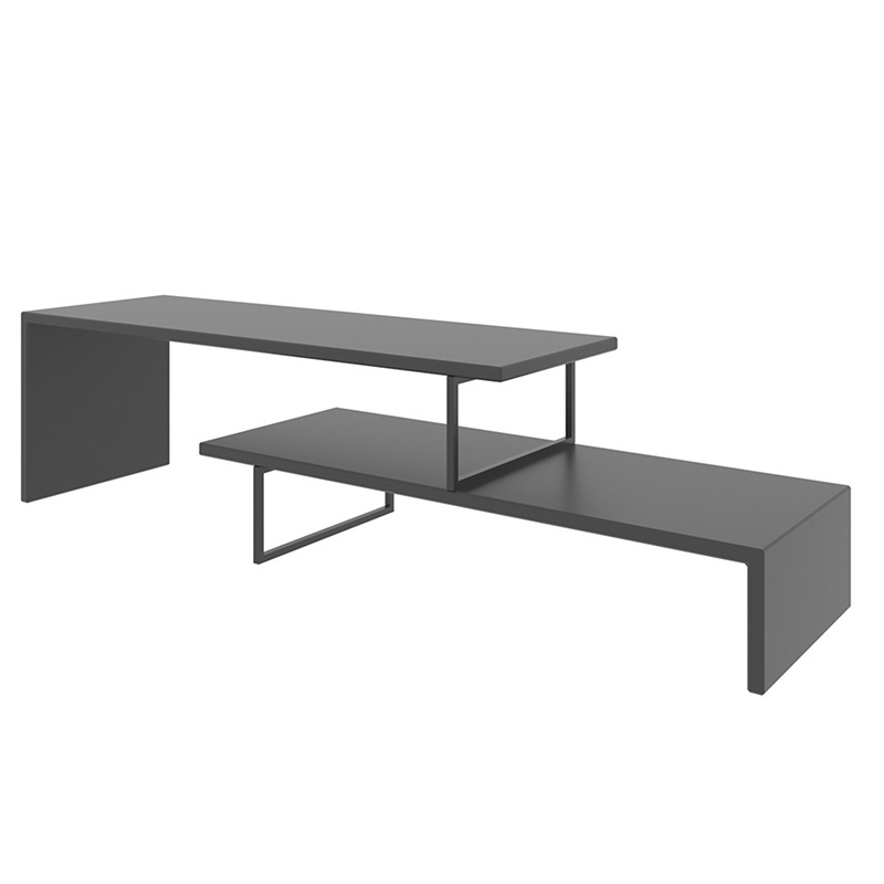 Tv stand Ferocity pakoworld in colour anthracite 120x30x45cm Tv stand Ferocity pakoworld in colour anthracite 120x30x45cm