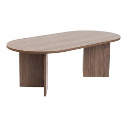 Coffee table Tabletod pakoworld in walnut color 119x60x40cm Coffee table Tabletod pakoworld in walnut color 119x60x40cm