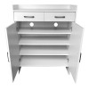 Gazen pakoworld 12-pair shoe rack with drawers in white 80x33x100cm
