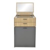 Dressing table Sonlen pakoworld in dark grey-sonoma color 60x45x130cm