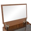 Dressing table Sonlen pakoworld in walnut-cream color 60x45x130cm