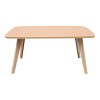 Komela mdf coffee table in natural shade 100x48x45cm