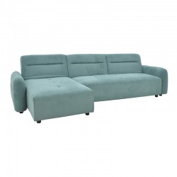 Corner sofa Inspired pakoworld reversible mint fabric 293x142x80cm Corner sofa Inspired pakoworld reversible mint fabric 293x142x80cm