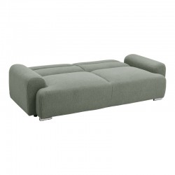 Three-seater sofa Harmonious pakoworld boucle olive green 223.5x92x81cm Three-seater sofa Harmonious pakoworld boucle olive green 223.5x92x81cm