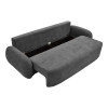 Three-seater sofabed with storage space Sereno pakoworld anthracite fabric 233x91x82cm