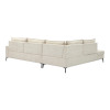 Right corner sofa Zenqua pakoworld beige fabric 291x233x90cm