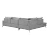 Left corner sofa Zenqua pakoworld grey fabric 291x233x90cm