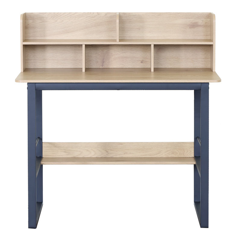 Work desk Biuro pakoworld oak- black metal 120x60x103cm