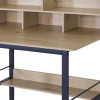 Work desk Biuro pakoworld oak- black metal 120x60x103cm