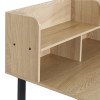 Work desk Biuro pakoworld oak- black metal 120x60x103cm