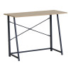 Γραφείο εργασίας Siklo pakoworld πτυσσόμενο oak- μαύρο μέταλλο 100x46x75.5εκ