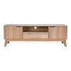 Hamea pakoworld mdf TV cabinet in natural shade 145x39.5x49cm