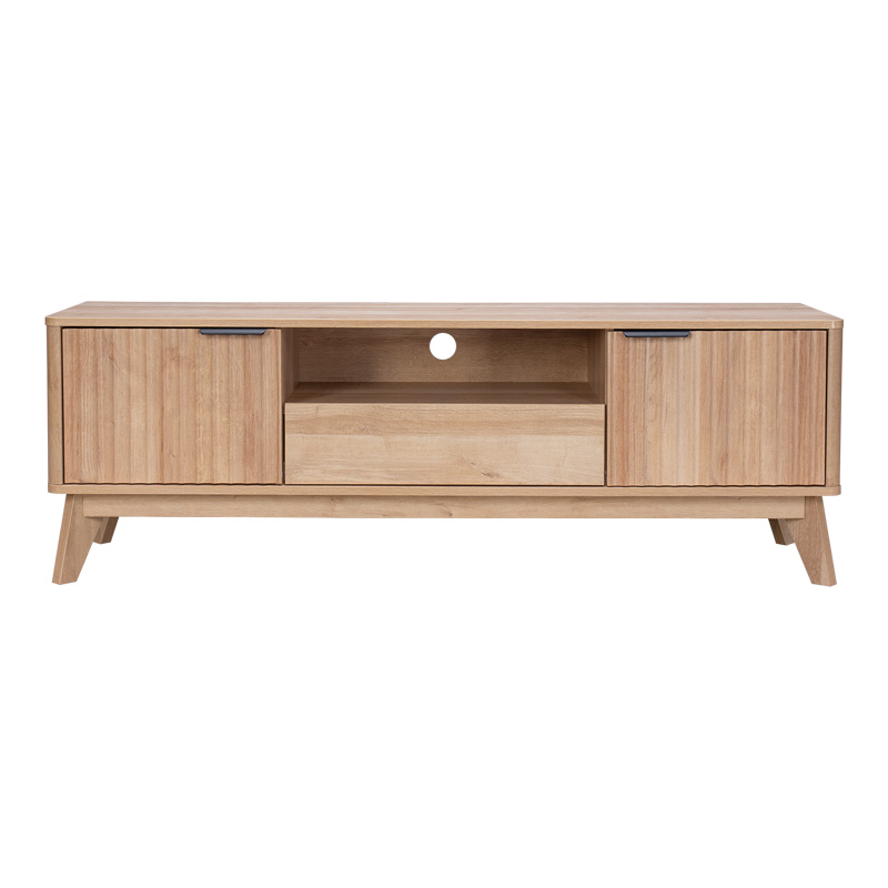Hamea pakoworld mdf TV cabinet in natural shade 145x39.5x49cm Hamea pakoworld mdf TV cabinet in natural shade 145x39.5x49cm