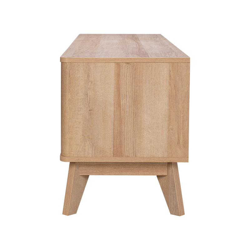 Hamea pakoworld mdf TV cabinet in natural shade 145x39.5x49cm Hamea pakoworld mdf TV cabinet in natural shade 145x39.5x49cm