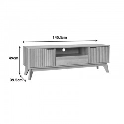 Hamea pakoworld mdf TV cabinet in natural shade 145x39.5x49cm Hamea pakoworld mdf TV cabinet in natural shade 145x39.5x49cm