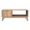 Hamea pakoworld mdf coffee table in natural shade 110x55.2x45cm