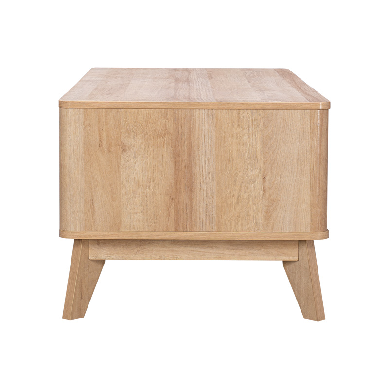 Hamea pakoworld mdf coffee table in natural shade 110x55.2x45cm Hamea pakoworld mdf coffee table in natural shade 110x55.2x45cm