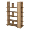 Βιβλιοθήκη Oslo pakoworld sonoma 100x32x146.5εκ