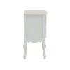 Pazlen Inart bedside antique white color mdf 40x45x65cm