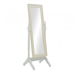 Malone Inart mirror antique white color mdf 55x50x160cm Malone Inart mirror antique white color mdf 55x50x160cm