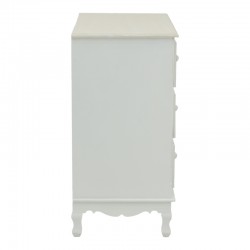Chest of drawers Joliene Inart natural-antique white color mdf80x40x80cm Chest of drawers Joliene Inart natural-antique white color mdf80x40x80cm