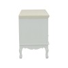 TV cabinet Joliene Inart natural-antique white color mdf 100x42x61cm
