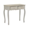 Console Joliene Inart natural-antique white color mdf 80x40x75cm